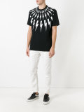 lightning print T-shirt