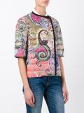 three-quarters sleeve padded jacket