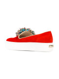 beads trim slippers 