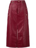 straight-cut skirt