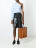 frilled rectangular shoulder bag