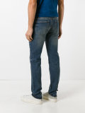 faded straight jeans