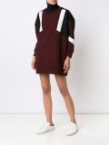 panelled sweatshirt dress