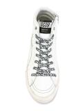 Slide hi-top sneakers