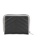 'Monogram' zip around purse