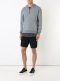 woven track shorts