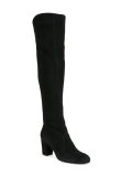 block heel knee high boots