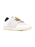 embroidered leaf sneakers