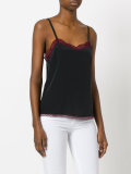 lace trim cami top  