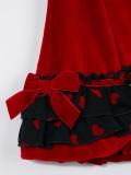 teddy bear velvet dress