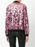 sequin embellished bomber jacket 