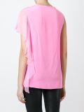 drape detail tank top