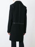 contrast panel coat