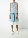bleached effed A-line skirt