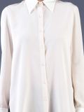 back pleat blouse