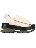 platform colour block sandals