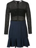 long sleeve crochet dress