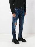 Skater paint splatter jeans