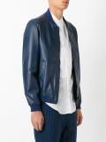 zipped bomber jacket