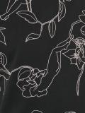 floral embroidery sweatshirt