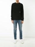 cashmere monogram jumper 
