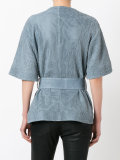 belted kimono jacket 