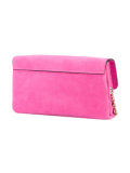 logo embossed clutch 