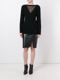 sheer panel jumper 