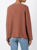 deep V-neck jumper
