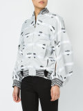 printed bomber jacket