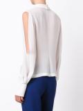 split sleeve blouse