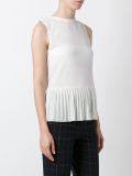 pleated hem top