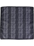 snakeskin effect scarf