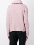 knit sleeve puffer jacket