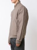creased effect bomber jacket