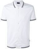 stripe-detail polo shirt