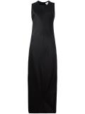 satin maxi dress