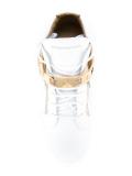 metallic strap hi-tops