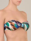 printed bikini top