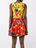 floral print flared dress