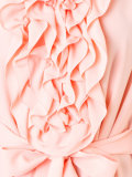 ruffled trim long dress 