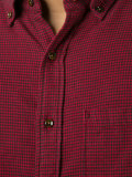 button-down plaid shirt