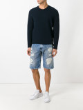 distressed shorts