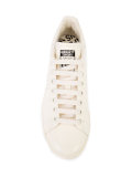 perforated 'r' lace-up sneakers
