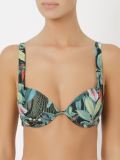 printed demi bikini top