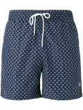rooster print swim shorts