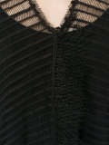 sheer striped tunic