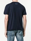 embellished military patch T-shirt