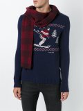 checked scarf