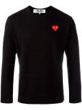 embroidered heart T-shirt